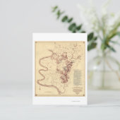 Strijd tegen Antietam - Kaart van de burgeroorlog (Staand voorkant)