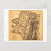 Strijd tegen Antietam - Kaart van de burgeroorlog  (Voorkant)