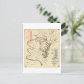 Strijd tegen Antietam - Kaart van de burgeroorlog (Staand voorkant)