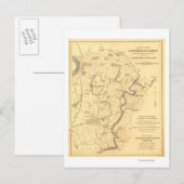 Strijd tegen Antietam - Panoramische Kaart voor de (Voorkant / Achterkant)