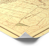 Strijd tegen Antietam - Panoramische Kaart voor de Poster (Hoek)