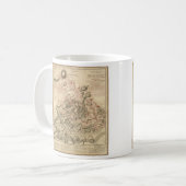 Strijd tegen Brandywine American Revolution Map 17 Koffiemok (Voorkant links)