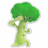 Strijd tegen Brooccccolllliiii! Broccoli-Sticker Sticker (Voorkant)