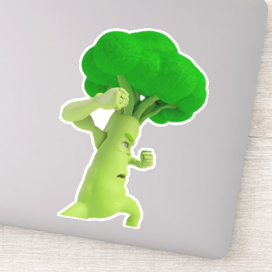 Strijd tegen Brooccccolllliiii! Broccoli-Sticker Sticker (Detail)