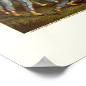 Strijd tegen Bull Run door Kurz en Allison 1889 Poster (Hoek)