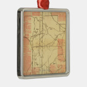 Strijd tegen Chickamauga - Kaart 2 van de burgeroo Metalen Ornament (Rechts)