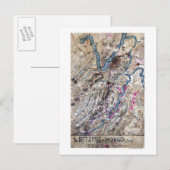 Strijd tegen Chickamauga - Panoramische Kaart voor (Voorkant / Achterkant)