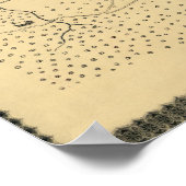 Strijd tegen Chickamauga - Panoramische Kaart voor Poster (Hoek)