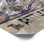 Strijd tegen Chickamauga - Panoramische Kaart voor Poster (Hoek)