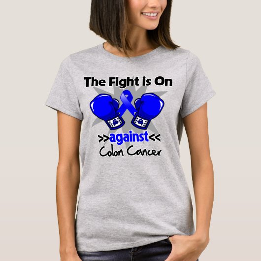 Strijd tegen Colon Cancer T-shirt (Voorkant)