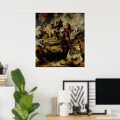 Strijd tegen de Amazons en de Grieken, c.1617 Poster (Thuiskantoor)