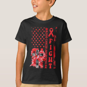 Strijd tegen de Amerikaanse vlag Zonnebloem Christ T-shirt