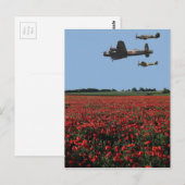Strijd tegen de Britse Memorial Flight Briefkaart (Voorkant / Achterkant)