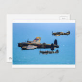 Strijd tegen de Britse Memorial Flight Briefkaart (Voorkant / Achterkant)