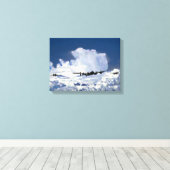 Strijd tegen de Britse Memorial Flight Canvas Afdruk (Insitu (Houten vloer))