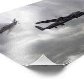 Strijd tegen de Britse Memorial Flight Foto Afdruk (Hoek)