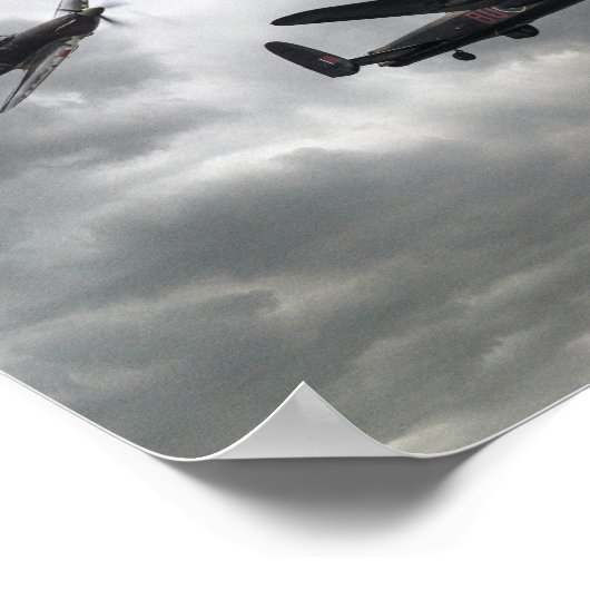 Strijd tegen de Britse Memorial Flight Poster (Hoek)