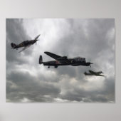 Strijd tegen de Britse Memorial Flight Poster (Voorkant)