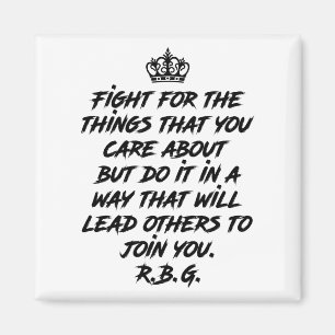 Strijd tegen de dingen waar je om geeft, maar doe  magneet