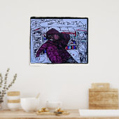 strijd tegen de djs poster (Keuken)