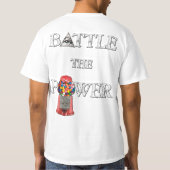 Strijd tegen de kracht! dubbelzijdig t-shirt (Achterkant)