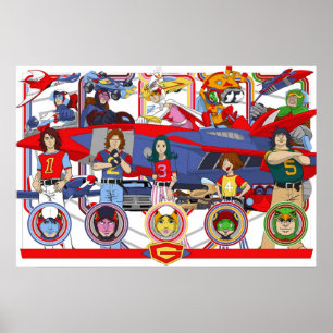 Strijd tegen de kracht van de Gatchman Gatchman Poster