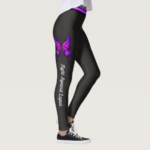 Strijd tegen de Leggings van Lupus aangepaste teks
