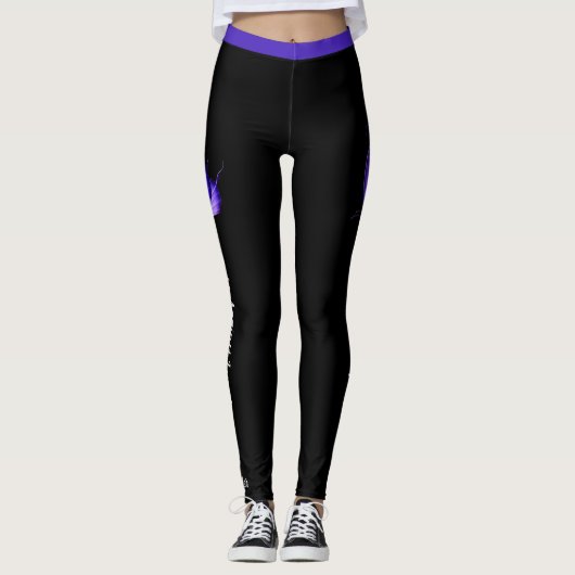Strijd tegen de Leggings van Lupus aangepaste teks (Voorkant)