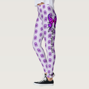 Strijd tegen de Leggings van Lupus aangepaste teks
