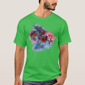 Strijd tegen de mannetjesboer Koi Long Fin T-shirt