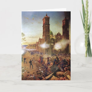 Strijd tegen de Mexicaanse geschiedenis van Puebla Kaart