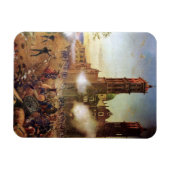 Strijd tegen de Mexicaanse geschiedenis van Puebla Magneet (Horizontaal)