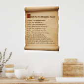 Strijd tegen de onmogelijke droom #1 poster (Keuken)