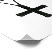 Strijd tegen de Sexen Tennis Poster (Hoek)