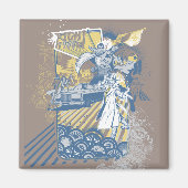 Strijd tegen de tijger magneet (Voorkant)