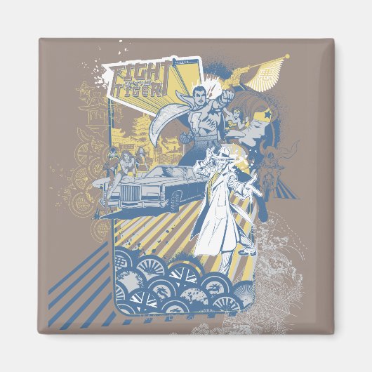 Strijd tegen de tijger magneet (Voorkant)