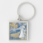 Strijd tegen de tijger sleutelhanger (Voorkant)