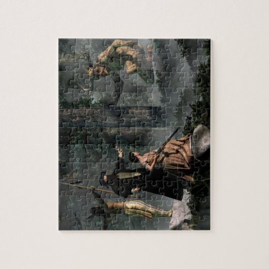 Strijd tegen de Wendigo Legpuzzel (Verticaal)