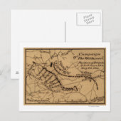 Strijd tegen de wilde natuur - Panoramiek in de bu Briefkaart (Voorkant / Achterkant)