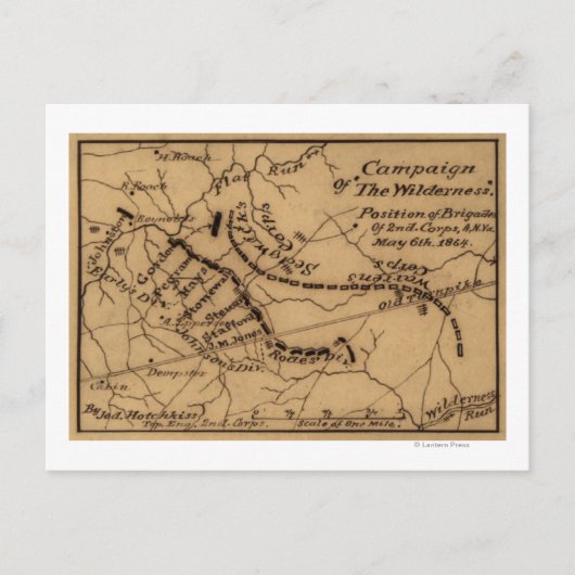 Strijd tegen de wilde natuur - Panoramiek in de bu Briefkaart (Voorkant)