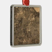 Strijd tegen de wilde natuur - Panoramiek in de bu Metalen Ornament (Rechts)