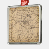 Strijd tegen de wilde natuur - Panoramiek in de bu Metalen Ornament (Links)