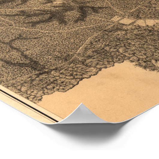 Strijd tegen de wilde natuur - Panoramiek in de bu Poster (Hoek)