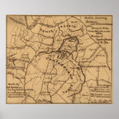 Strijd tegen de wilde natuur - Panoramiek in de bu Poster (Voorkant)