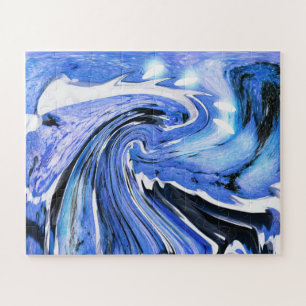 Strijd tegen de zee- en rotkunst legpuzzel