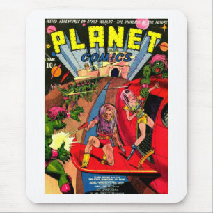 Strijd tegen één oogruimte-monsters muismat