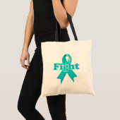 Strijd tegen eierstokkanker tote bag (Voorkant (product))