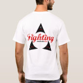 Strijd tegen geest, geest, body Shuriken T-shirt (Achterkant)