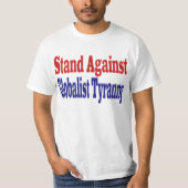 Strijd tegen Globalist Tyranny T-shirt (Voorkant)