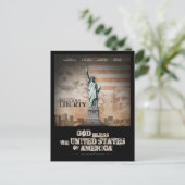 Strijd tegen godsdienstvrijheid briefkaart (Staand voorkant)